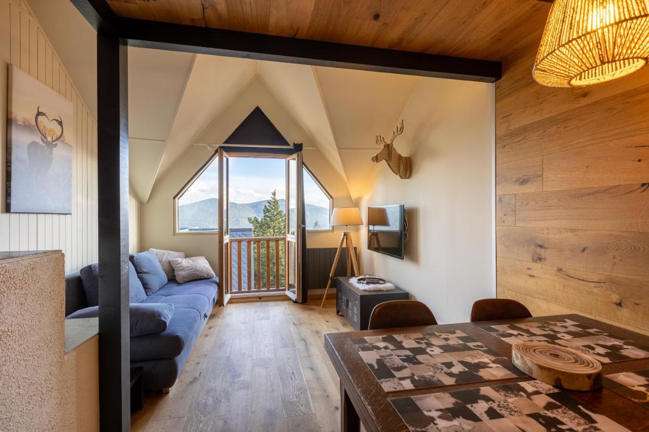 Appartement Le Cerf - Duplex Avec Superbe Vue Montagne à Les Angles  Extérieur photo